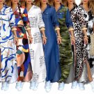 2022 Summer Ladies Wear Fashion Clothes Y2k Boho Maxi Dresses Women Long Shirt Dresses