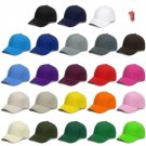 Black  Solid Color Baseball Snapback Caps Casquette Hats Fitted Casual For Men Women Unisex