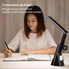 6 in 1 LED Table Desk Lamp Fast Charging Station Clock Charge Dock Stand 15W Wireless Charger
