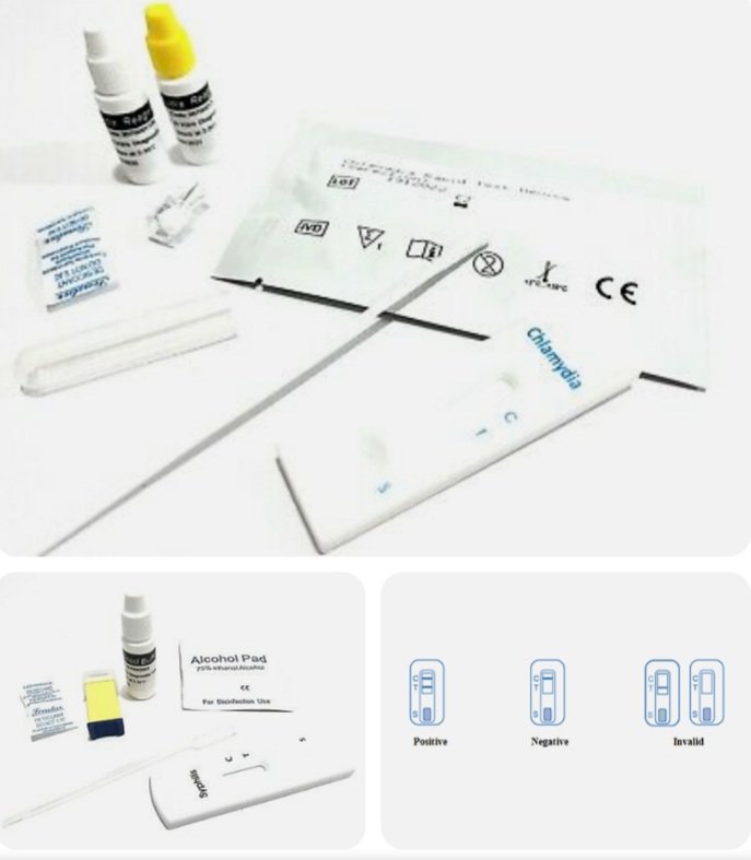 GP Professional Chlamydia, Syphilis & Gonorrhoea (male & female) Swab ...