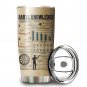 Darts Knowledge Custom Name Tumbler For Darts Lovers 244T6PTHT0083