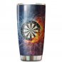 Darts Water And Fire Custom Name Tumbler For Darts Lovers 246T6LTTT0054