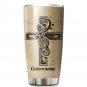If It Involves Jesus And Country Music Count Me Custom Name Tumbler For God Lovers 1041T2PTHT0380