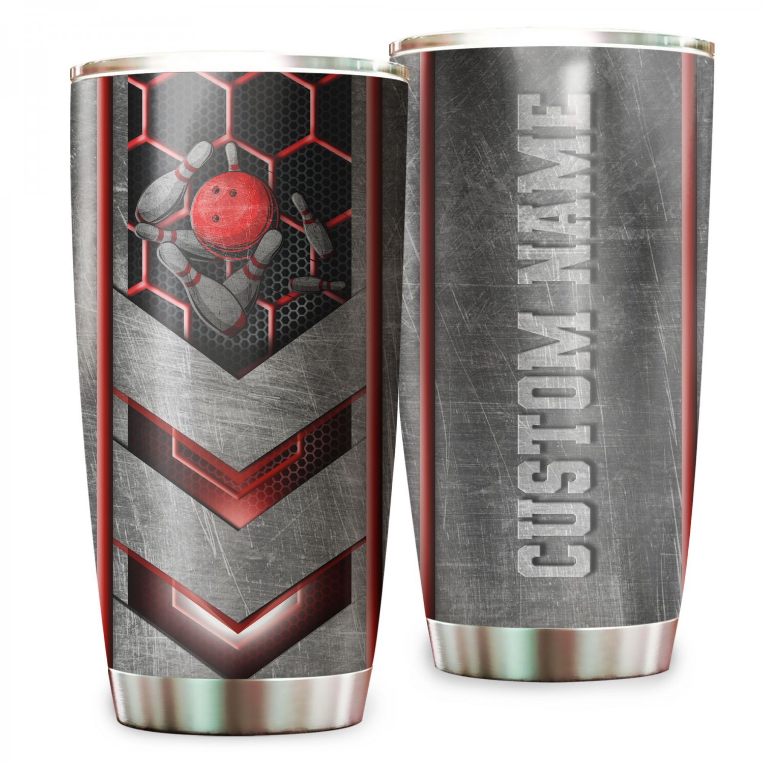 Bowling Metal Custom Name Tumbler For Bowling Lovers 263T6PLH0064