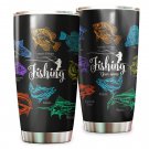 Fishing Fishes Custom Name Tumbler For fishing Lovers 269T6NVM0040