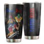 Puerto Rico Flag Taino Symbol Custom Name Tumbler For Puerto Ricans 274T6PLH0071
