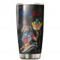 Puerto Rico Flag Taino Symbol Custom Name Tumbler For Puerto Ricans 274T6PLH0071