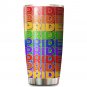 Glitter Rainbow Pride Custom Name Tumblers For LGBT Community 977T4VTH0647