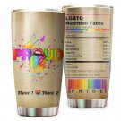 LGBTQ+ Nutrition Facts Pride Custom Names Tumblers 982T4VTH0653