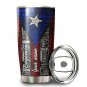 Puerto Rico Words Flag Custom Name Tumblers For Puerto Ricans Meaningful Gifts 990T4NVM0391