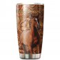 Horse Floral Ornaments Pattern Custom Name Personalized Gifts Tumbler Cup 334T6VTH0227