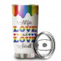 All For Love And Love For Rainbow Dragon Custom Name Tumbler Cup In Pride Month 1115T2VTH0338