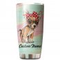 Hold My Drink I Gotta Pet This Dog Cute Chihuahua Custom Name Tumbler Cup Pet Lovers 1121T2VTH0343