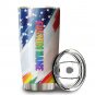 Pride Rainbow Hand American Flag Custom Name Tumbler Cup In Pride Month 1129T2LTTT0284