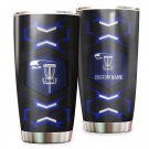 Disc Golf Geometric Custom Name Tumbler Cup For Disc Golfers And Sport Lovers  1176T2LTTT0308