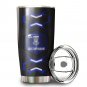 Disc Golf Geometric Custom Name Tumbler Cup For Disc Golfers And Sport Lovers 1176T2LTTT0308