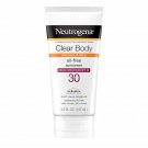 Neutrogena Clear Body SPF 30 Sunscreen, 5 Fl Oz (147 mL), UK SELLER, Imported from USA