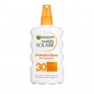 Garnier Ambre Solaire SPF 30 Sunscreen Protection Spray 200ml, 24h Hyrdration Garnier Ambre Solaire SPF 30 Sunscreen Protection Spray 200ml, 24h Hyrdration