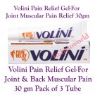 Volini Pain Relief Gel for Joint & Lower Back pain 30 gm ( pack of 3 Tube )