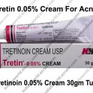 Tretin 0.05% cream 30 gm ( 2 Tube In Pack )