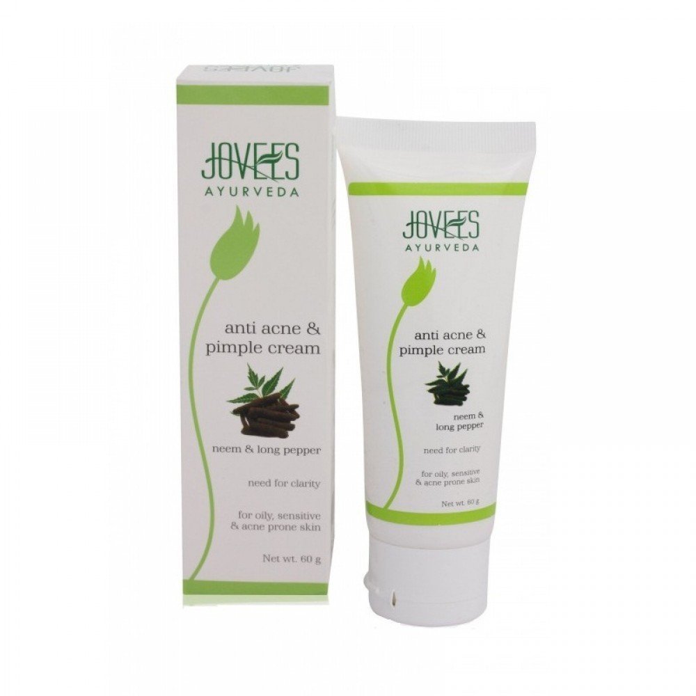 Jovees Anti Acne & Pimple Cream Oily, Sensitive & Acne Prone Skin 60gm