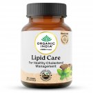 Organic India Lipid Care - 60 Veg Capsules, Helps In Normal Cholesterol Levels & Lipid Levels Organic India Lipid Care - 60 Veg Capsules, Helps In Normal Cholesterol Levels & Lipid Levels
