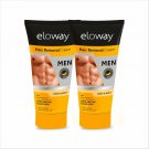 2X Eloway Hair Removal Cream for Men 60 gm | Painless Hair Removal for Body, Chest, Back & Arms