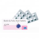Actihair Hair care Biotine Folic Acide 5 Tablets ( 60 tablets )