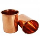 Copper Designer Plain Glass - Strong & Durable, For Drinking Water 300ml Copper Designer Plain Glass - Strong & Durable, For Drinking Water 300ml
