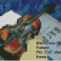 Violin Famous Painting Mini Cross-Stitch Pattern