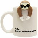Funny Sloth Coffee Mug, Funny Sloth Gifts For Women and Men, 12 Ounce (BRANDNEW)