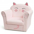 KIDS CAT ARMREST COUCH UPHOLSTERED SOFA (BRANDNEW)