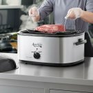 Avantco ACR22SS 22 Qt. Countertop Roaster Oven / Warmer - 120V, 1450W