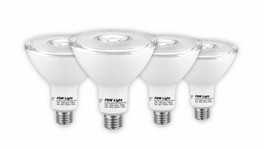 New PAR38 LED Light Bulb 90 Watt Equivalent SlimStyle 3000K 4 Pack P04