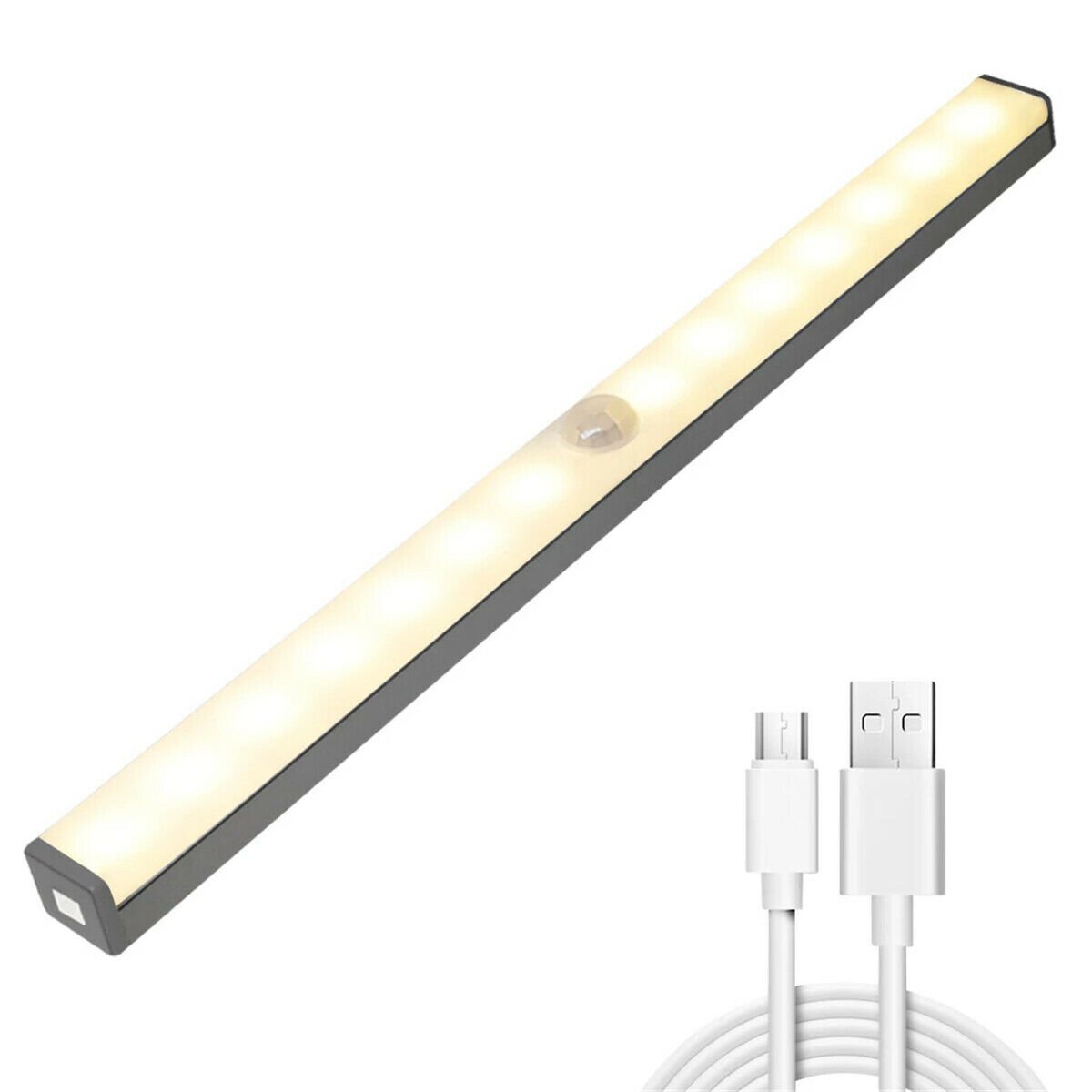 COOL WHITE LIGHT 10 LED UNDER CLOSET LIGHT MOTION SENSOR (BRANDNEW)