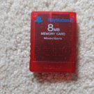 Play Station 2 8 MB Memory Card