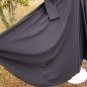 Vintage 80s Betsey Johnson Drop Waist Black High Neck Dress S-M