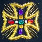 Vintage 80s Jeweled Beaded Black Sexy Dress Deep V Back S-M
