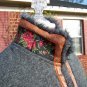 Free People Gray Wool Sweater Jacket Ornate Trim M NWOT