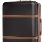 Amazon Basics Vienna Spinner Suitcase Luggage - Expandable with Wheels - 26.7 Inch, Black