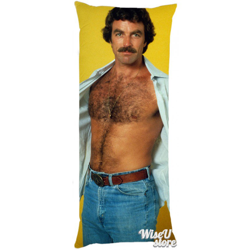 TOM SELLECK Dakimakura Full Body Pillow case Pillowcase Cover
