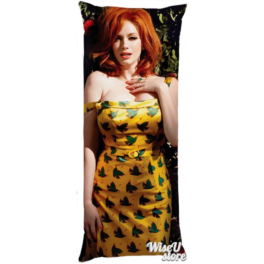 CHRISTINA HENDRICKS Dakimakura Full Body Pillow cover case Pillowcase