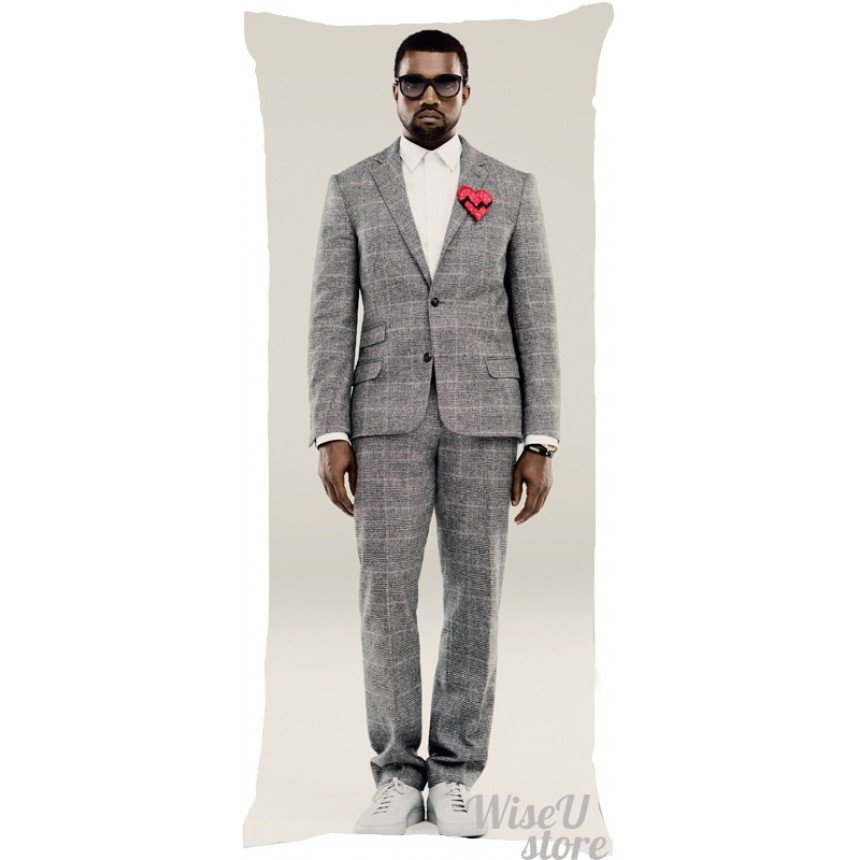 Kanye West Dakimakura Full Body Pillow case Pillowcase Rap Artist Popular