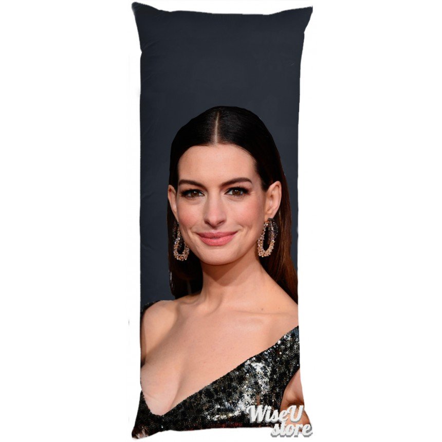 Anne Hathaway Dakimakura Full Body Pillow case Pillowcase Cover