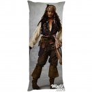 Johnny Depp Captain Jack Sparrow Dakimakura Body Pillow case Pirate Caribbean
