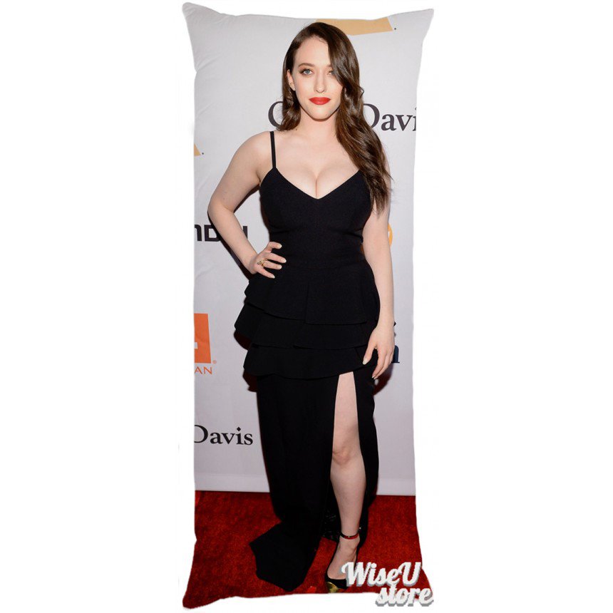 Kat Dennings Dakimakura Full Body Pillow case Pillowcase Cover