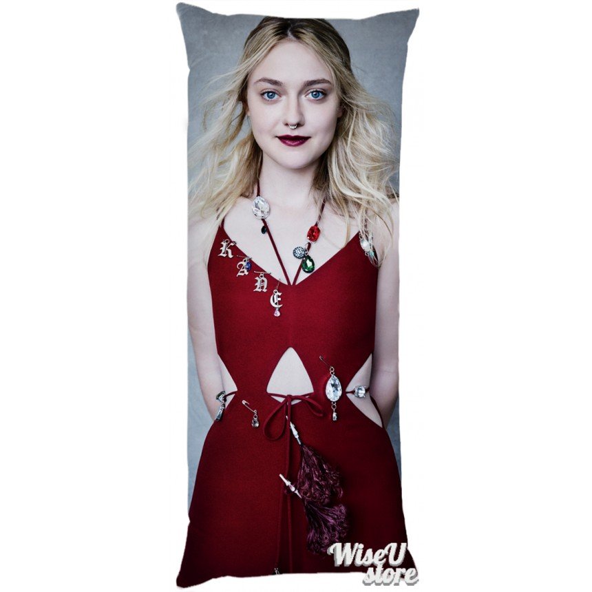 Dakota Fanning Dakimakura Full Body Pillow case Pillowcase Cover