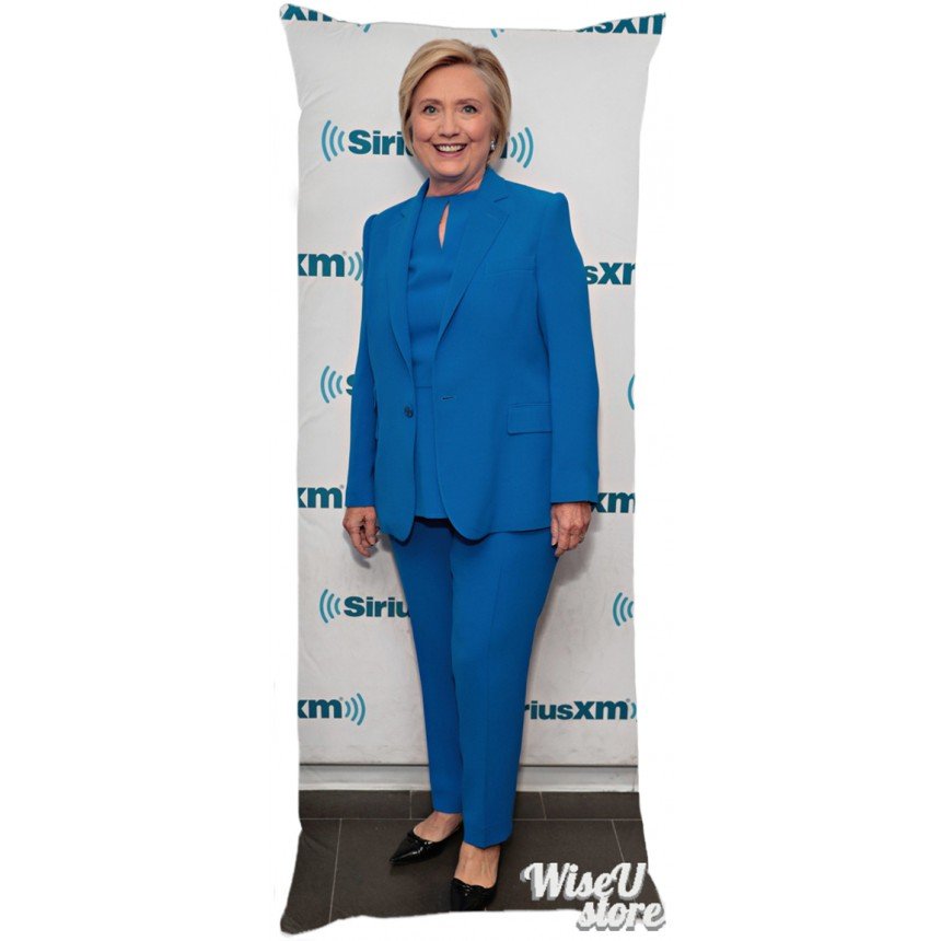 Hillary Clinton Dakimakura Full Body Pillow case Pillowcase Cover