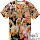 Christina Aguilera T-SHIRT Photo Collage shirt 3D