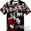 Marilyn Manson T-SHIRT Photo Collage shirt